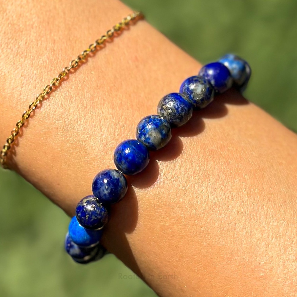 Natural Lapis Lazuli Wisdom beaded Bracelet - Unlock Truth